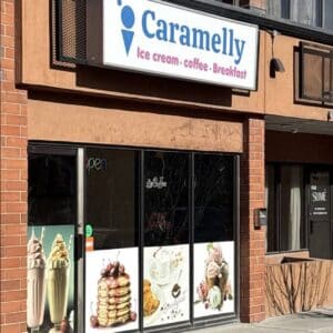 Caramelly ice cream